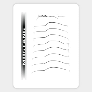 Mustang Generations Sticker